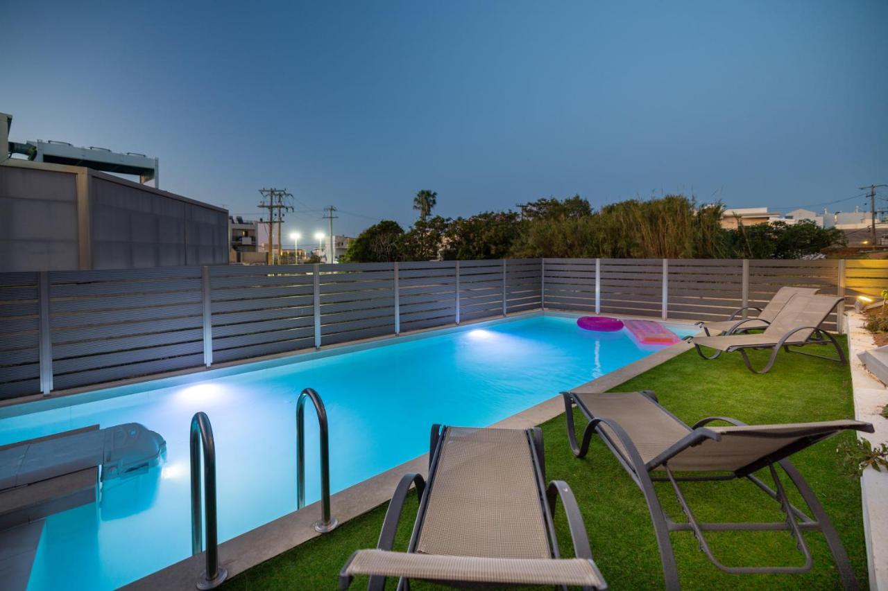 Creta Sun Luxury Apartments 罗希姆诺 外观 照片