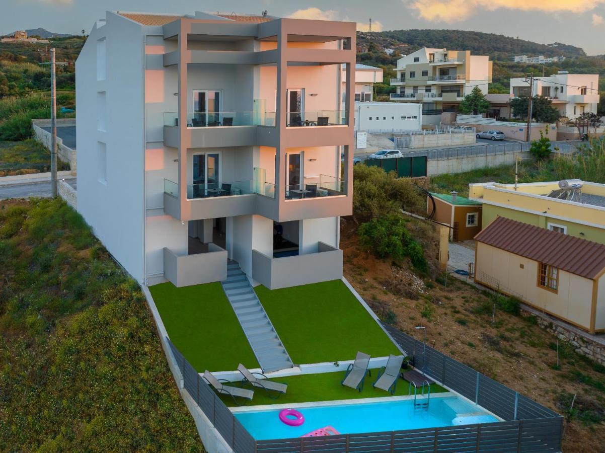 Creta Sun Luxury Apartments 罗希姆诺 外观 照片